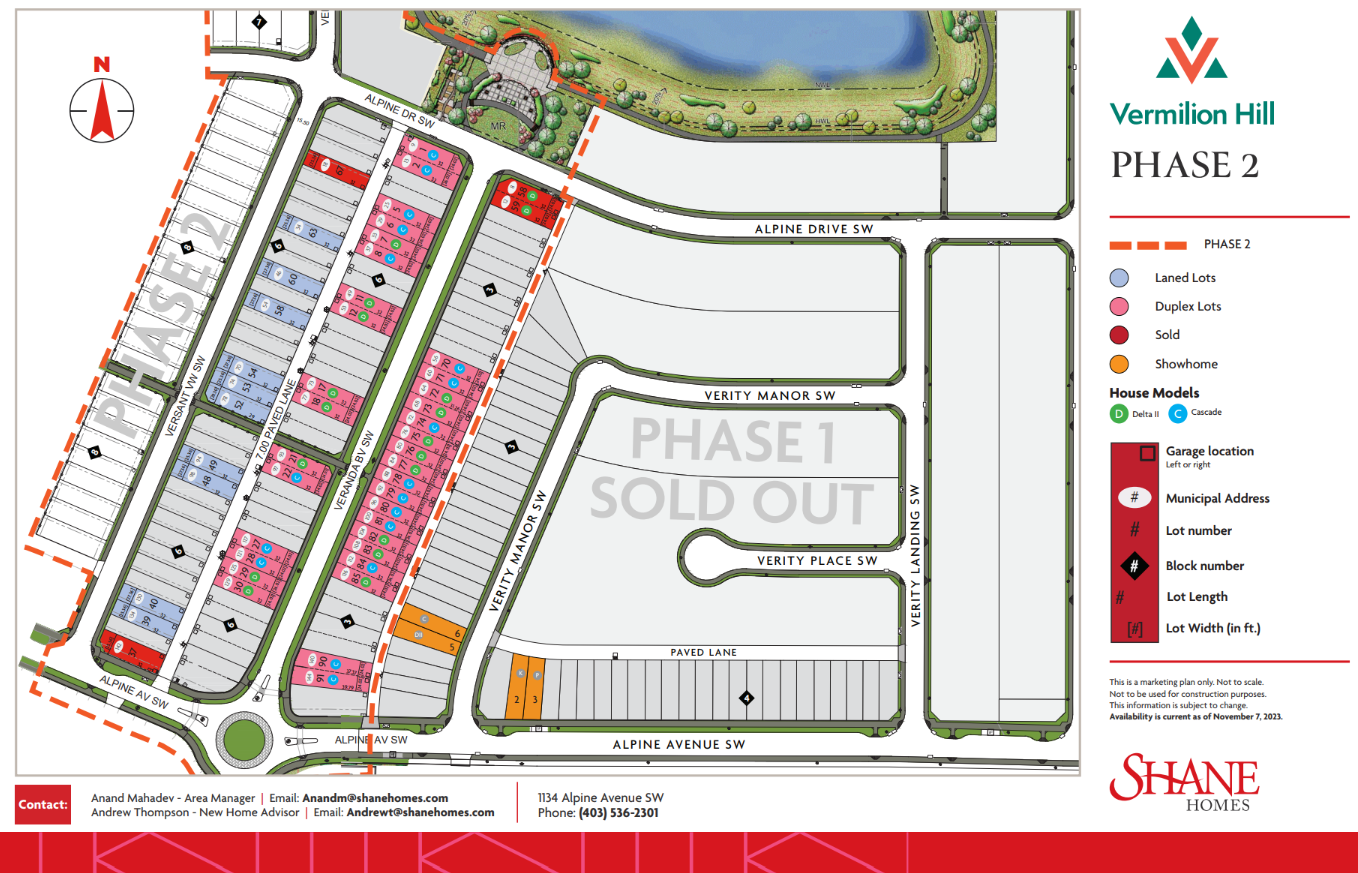Vermilion Hill Homes for Sale Stunning Duplex & Laned Homes