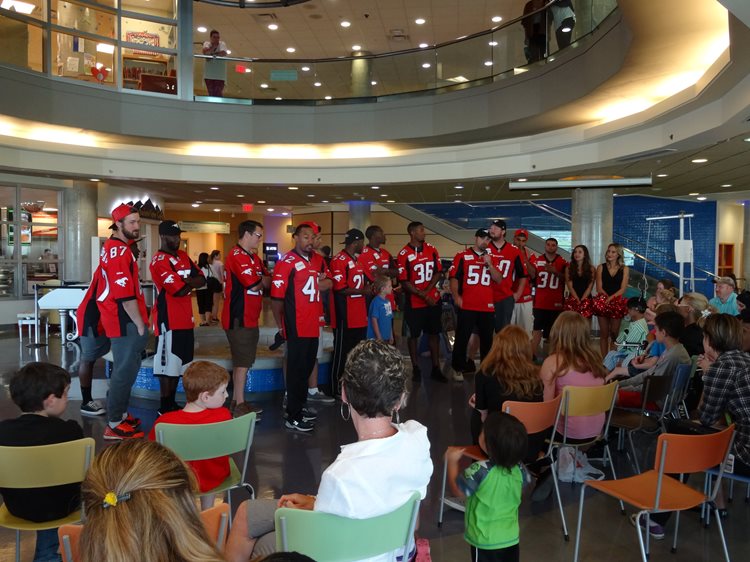 a group photo of the calgary stampeders