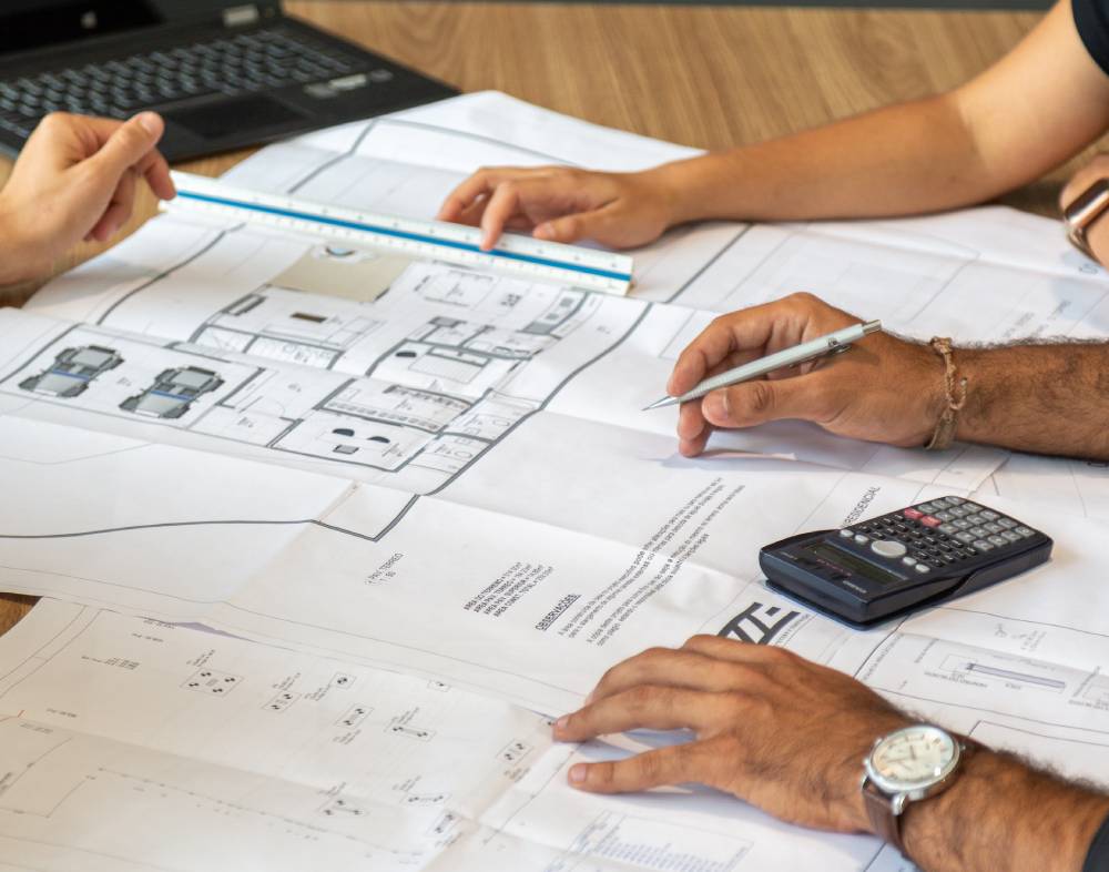 Creating a floor plan for a new build.