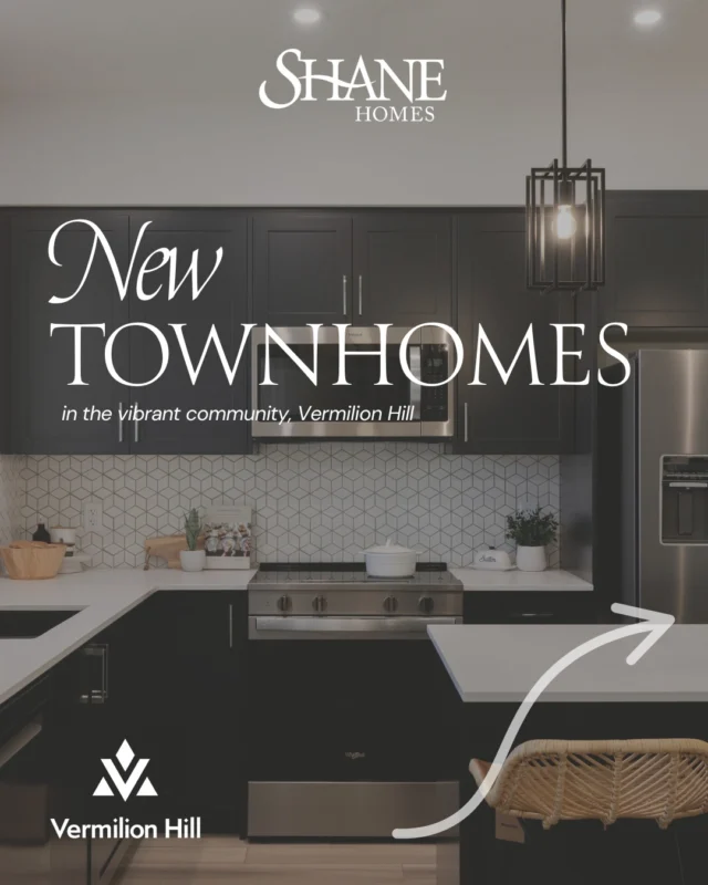 Have you been dreaming of life in a beautiful Southwest Calgary community? Look no further than Vermilion Hill. 

Our brand  new 3-bedroom townhomes feature smart open-concept layouts, curated design palettes, and are designed with growing families in mind. 

You'll love how close Vermilion Hill is to everything - including just a short drive to Fish Creek Park or quick connection to the city via Stoney Trail. It's easy to see why Vermilion Hill is quickly becoming one of Calgary's most sought-after new communites. 

Love the sound of this? We'd love to chat! 
Stop by our Welcome Centre at 
📍1296 Alpine Ave SW to learn more! 

#calgary #calgaryhomes #calgaryliving #calgaryhomebuilder #townhomes #modernhomes #homedeisgn