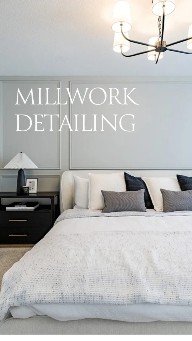 Adding thoughtful details, like millwork can really bring a depth and elegance to your space.⁣
⁣
Our Interior Deigner, Jenn, did just that at our new Vilano II showhome in Vermilion Hill.⁣
⁣
Visit this home at:⁣
📍1296 Alpine Ave SW⁣
⁣
⁣
⁣
⁣
#calgary #calgaryhomes #customhomes #wallpanelling #interiordesign