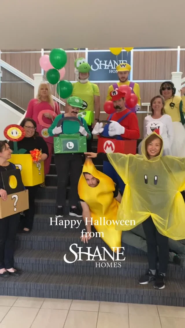 Happy Halloween from all of us at Shane Homes 🎃
At Shane Homes, we love Halloween! It is a time to take a short break from the day-to-day to showcase creativity, connect with other team members and have few laughs. This year, the Interior Design Team wanted to take their costumes to the next level by adding a fundraising aspect! We are hoping to raise $5000 for our local Ronald McDonald House here in Calgary. Please take a moment to consider donating to this great cause. Any amount is greatly appreciated!
Link in bio or donate here: 
https://ronaldmcdonaldhouse.ca/fundraisers/shane-homes-halloween-fundraiser
Which costume is your favourite? 👻