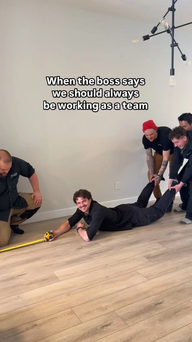 Teamwork makes the dream work 😉🫶

#calgary #calgaryhomes #shanehomes #calgaryhomebuilder