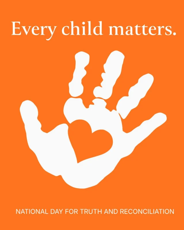 𝗘𝘃𝗲𝗿𝘆 𝗰𝗵𝗶𝗹𝗱 𝗱𝗲𝘀𝗲𝗿𝘃𝗲𝗱 𝘁𝗼 𝗰𝗼𝗺𝗲 𝗵𝗼𝗺𝗲.

On the National Day for Truth and Reconciliation and Orange Shirt Day, we remember the children who never returned home from residential schools. We honour Survivors, their families and communities, and acknowledge the lasting effects of residential schools.

Today is a time to listen, learn and reflect on what reconciliation asks of each of us. 🧡

What are we still learning about the history of residential schools and their lasting effects today?